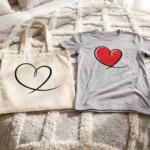 Continuous-line heart design